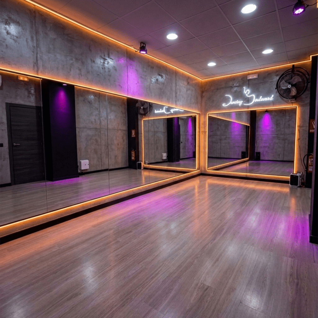 Sala 1 de 20 metros para ensayos de baile